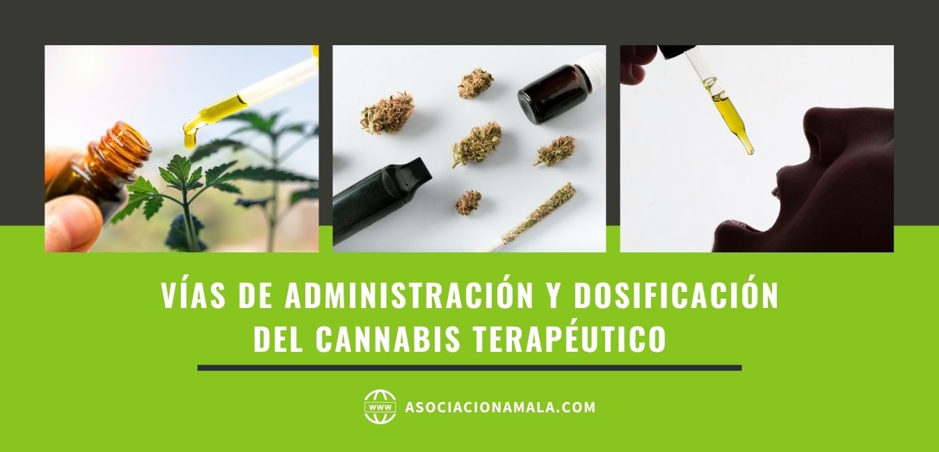 vías de administración y dosificación del cannabis terapéutico