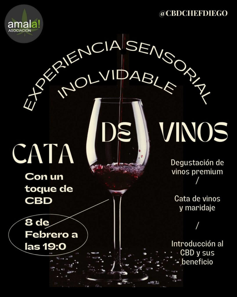 cata vinos con toque cbd