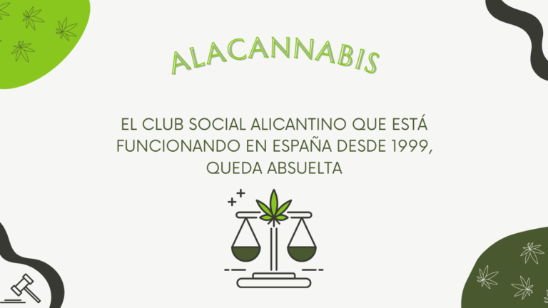 Alacannabis queda absuelta