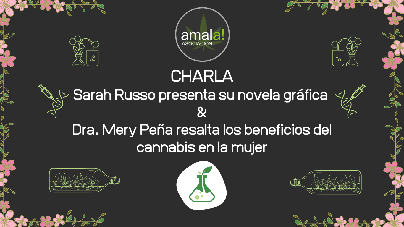 CHARLA Sarah Russo presenta su novela gráfica & Dra. Mery Peña resalta los beneficios del cannabis en la mujer